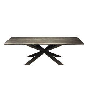 Stunning Oxidized Grey & Matte Black 112" Conference Table
