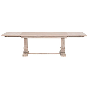 78" - 110" Gray Acacia Extension Conference Table