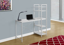 Load image into Gallery viewer, Ladder Bookcase Desk in White
