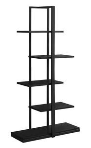 Asymmetrical Bookcase in Black