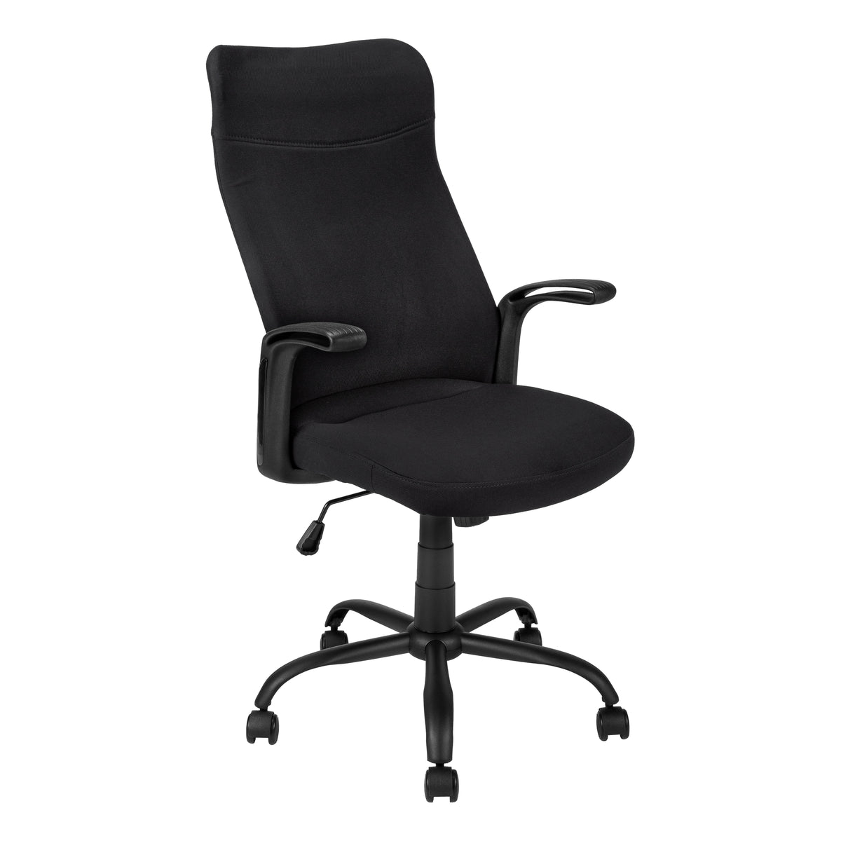 Black Leatherette Office Chair by Monarch – ComputerDesk.com