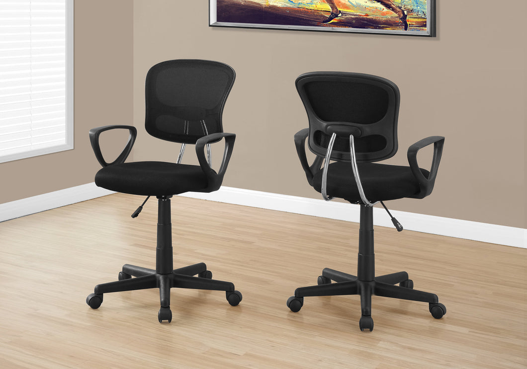 Low Back Mesh Office Chair in Black