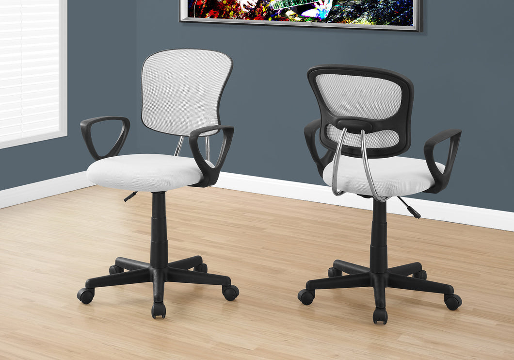 Low Back Mesh Office Chair in White