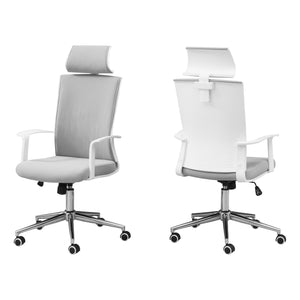 High Back White Executive Office Chair