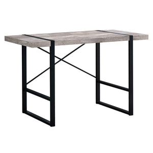 Wagon Desk in Taupe Reclaimed Wood & Black