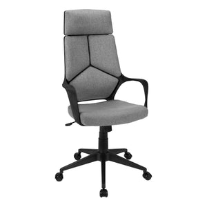 Gray & Black Segmented Executive Office Chair