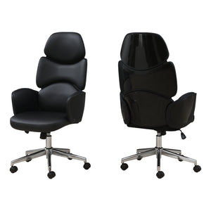 Glossy Black Executive Office Chair