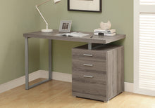 Load image into Gallery viewer, 48&quot; Reversible Taupe Woodgrain Desk

