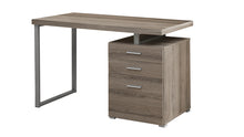 Load image into Gallery viewer, 48&quot; Reversible Taupe Woodgrain Desk
