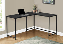 Load image into Gallery viewer, Basic L-Shaped Desk in Black Finish
