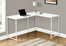 Load image into Gallery viewer, Basic L-Shaped Desk in White Finish

