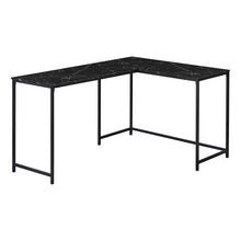 Load image into Gallery viewer, Basic L-Shaped Desk in Black Marble Finish
