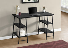 Load image into Gallery viewer, 48&quot; Twin Ladder Desk in Black
