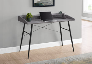 48" Modern Pocket Desk in Gray Stone Finish