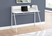 Load image into Gallery viewer, 48&quot; Desk with High Sides &amp; Shelf in White
