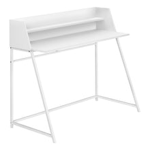 Load image into Gallery viewer, 48&quot; Desk with High Sides &amp; Shelf in White
