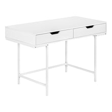 Load image into Gallery viewer, 48&quot; 2-Drawer Table Desk in White
