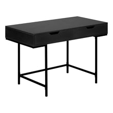 Load image into Gallery viewer, 48&quot; 2-Drawer Table Desk in Black
