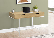 Load image into Gallery viewer, 48&quot; 2-Drawer Table Desk in Natural Wood

