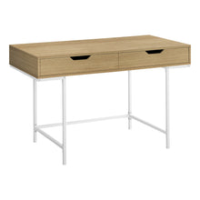 Load image into Gallery viewer, 48&quot; 2-Drawer Table Desk in Natural Wood
