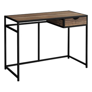 42" Utilitarian 1-Drawer Desk in Reclaimed Brown Wood