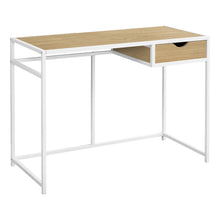 Load image into Gallery viewer, 42&quot; Utilitarian 1-Drawer Desk in Natural Wood
