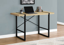 Load image into Gallery viewer, Natural Wood X-Frame 48&quot; Barn Desk
