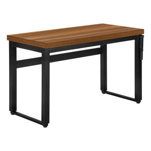 Industrial 48" Walnut Adjustable Desk