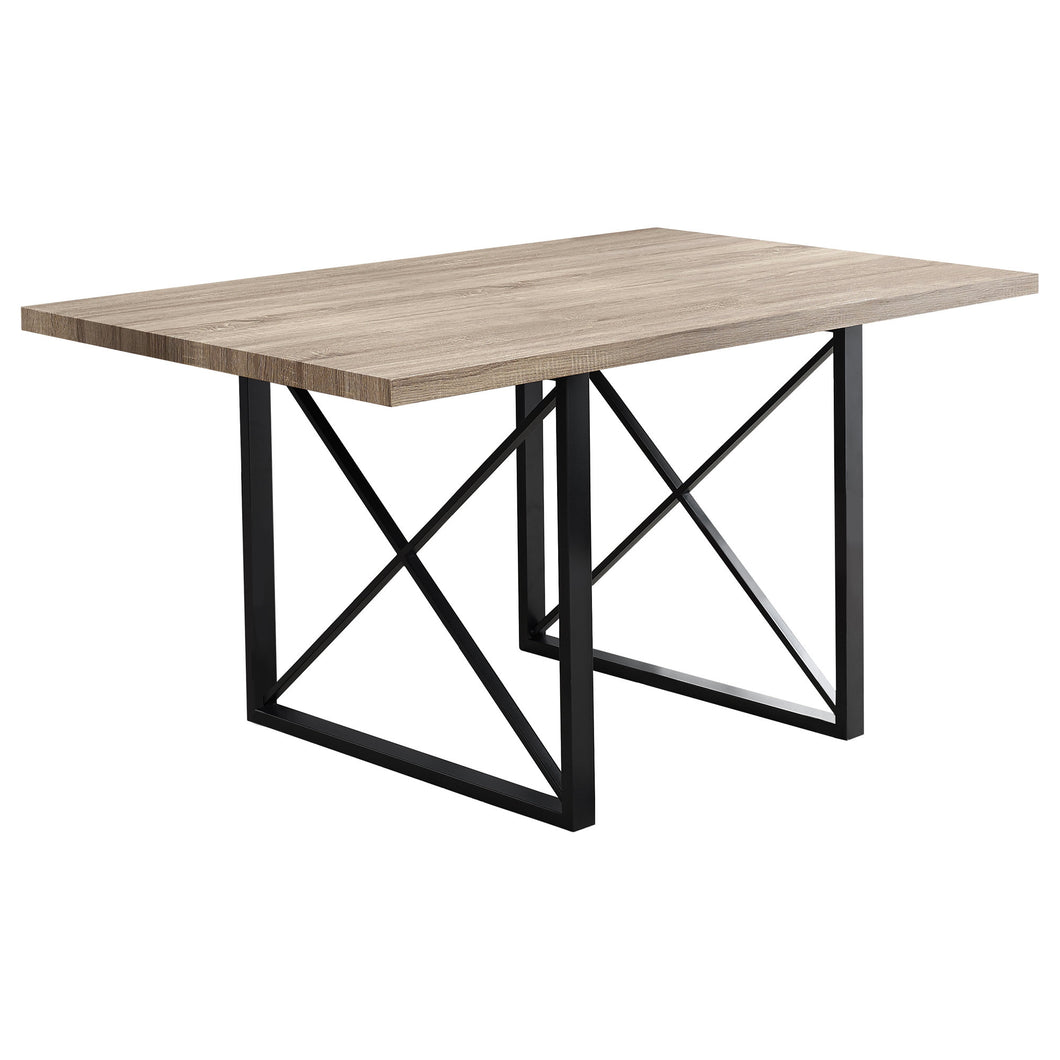 Classic Black Iron & Wood Veneer 60