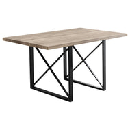 Classic Black Iron & Wood Veneer 60