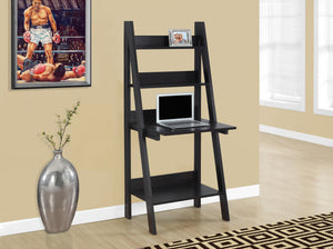 Cappuccino 26" Ladder Desk with Fold Up Work Surface