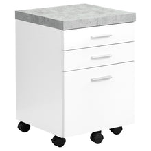 Load image into Gallery viewer, Eyecatching Filing Cabinent in White &amp; Cement
