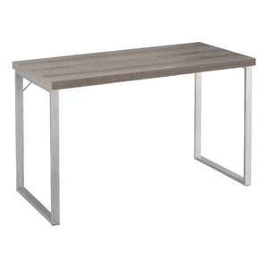 47" Taupe Office Desk w/ Simple Design