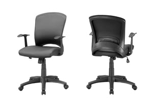 Black Rolling Office Chair w/ Ergonomic Design