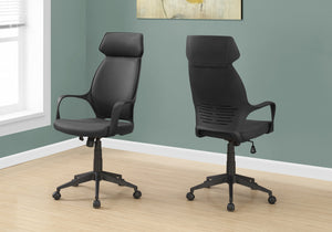 Classic Black Microfiber Office Chair w/ High Back