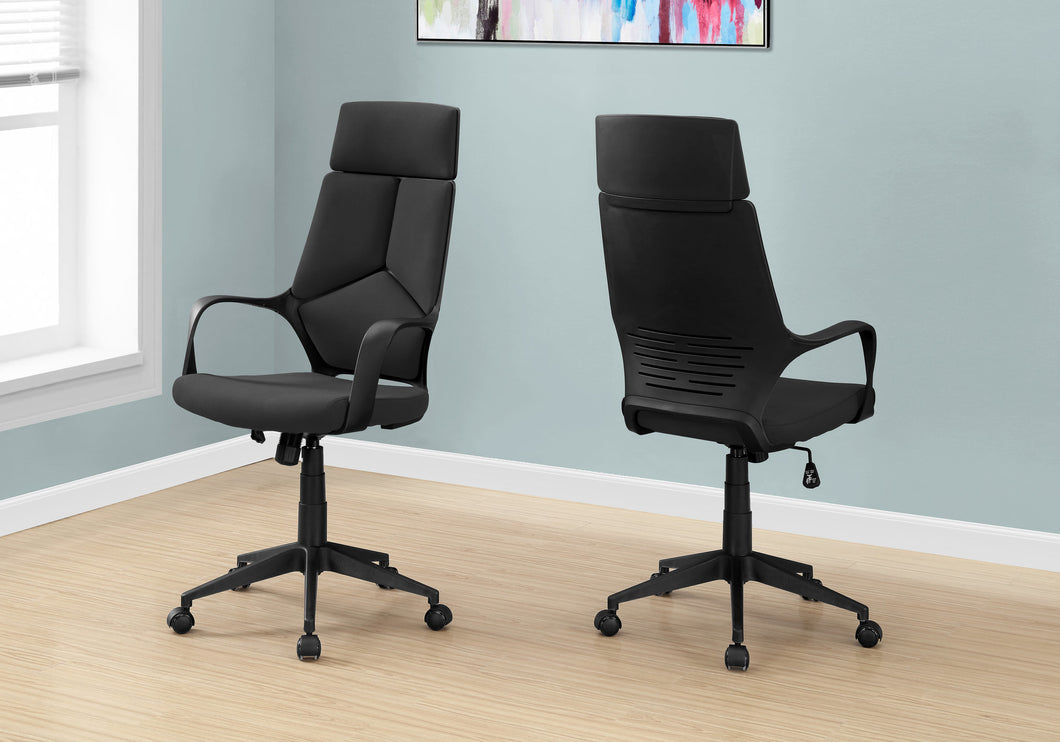 Rolling Black Ergonomic Office Chair