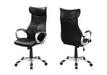 Load image into Gallery viewer, Grand Office Chair in Breathable Black Leatherette
