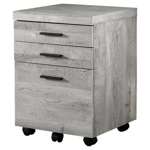 L-Shaped 63" Computer Desk in Grey Woodgrain
