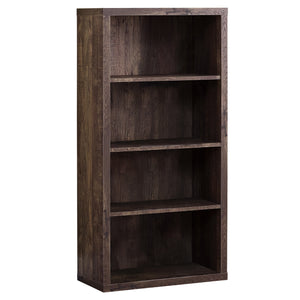 L-Shaped 63" Computer Desk in Dark Brown Woodgrain
