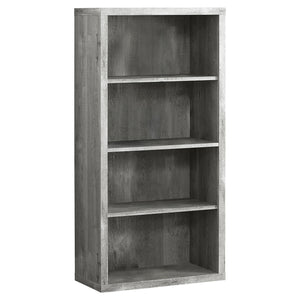 Traditional Office Bookcase in Grey Woodgrain