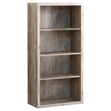 Load image into Gallery viewer, Traditional Office Bookcase in Taupe Woodgrain
