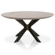 Ash Gray Concrete & Distressed Iron 60