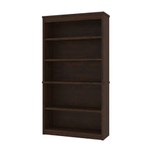 Load image into Gallery viewer, Striking 36&quot; Chocolate Bookcase
