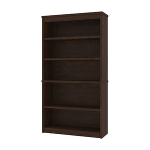 Striking 36" Chocolate Bookcase