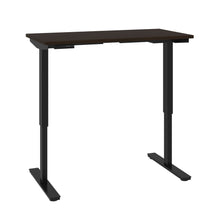 Load image into Gallery viewer, 48&quot; Office Desk with Electric Height Adjustment from 28 - 45&quot; in Dark Chocolate
