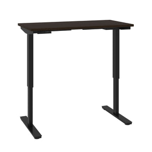 48" Office Desk with Electric Height Adjustment from 28 - 45" in Dark Chocolate