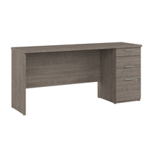 Load image into Gallery viewer, 65&quot; Three Drawer Desk in Silver Maple
