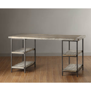 Modern Reclaimed Gray 60" Office Desk