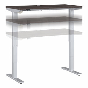 Modern 48" Storm Gray Adjustable Electric Desk