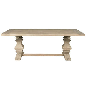 84” – 120” Modern Grey Pine Extension Conference Table